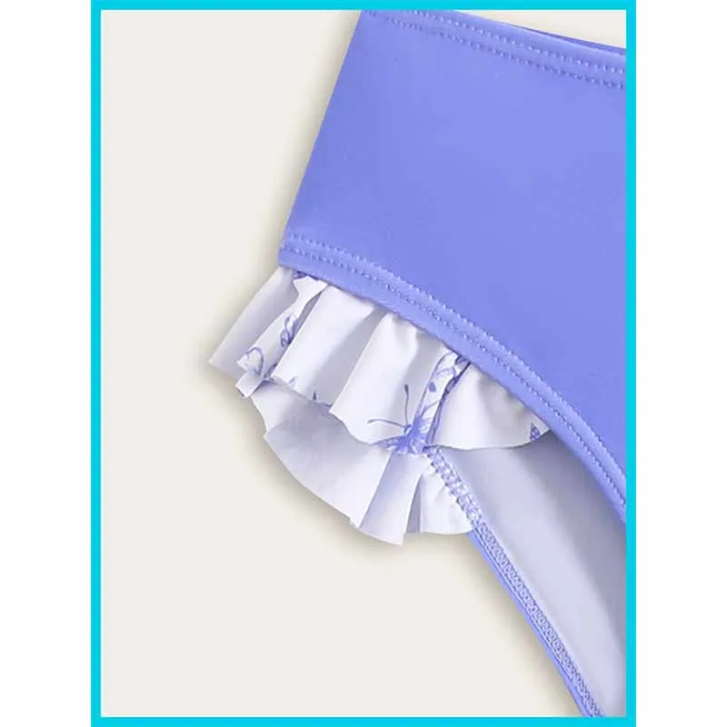 Conjunto de baño mariposa niña niño protección solar ligero - imagen 5