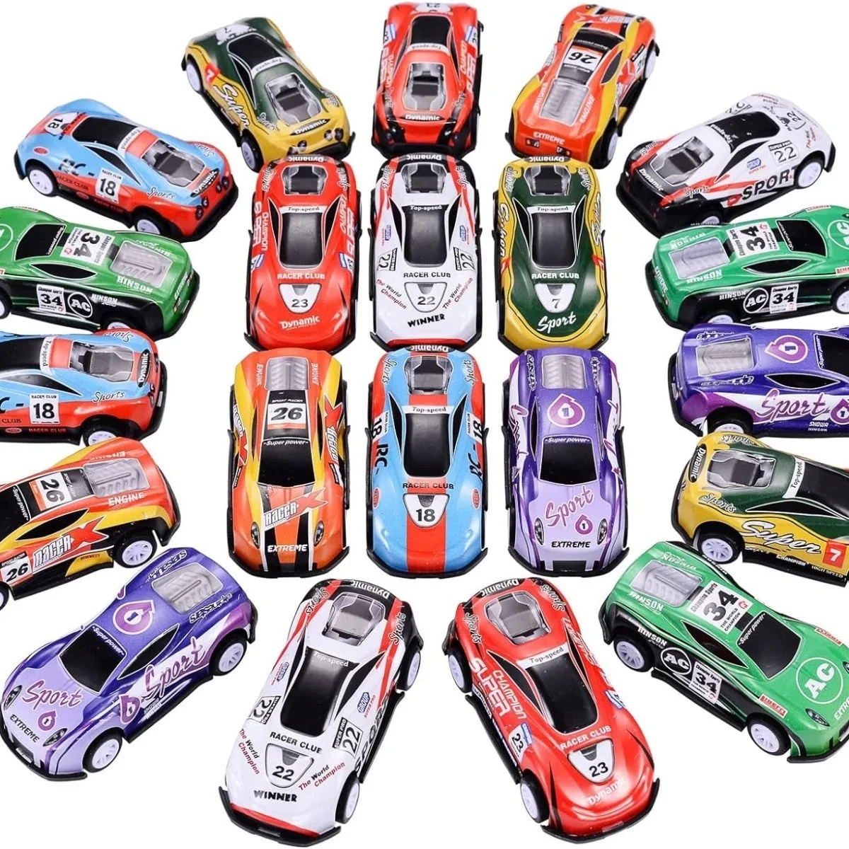 Coches metálicos de juguete para niños – Resistentes y detallados