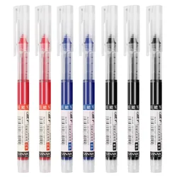 Bolígrafos gel secado rápido con punta fina – tinta negra azul y roja