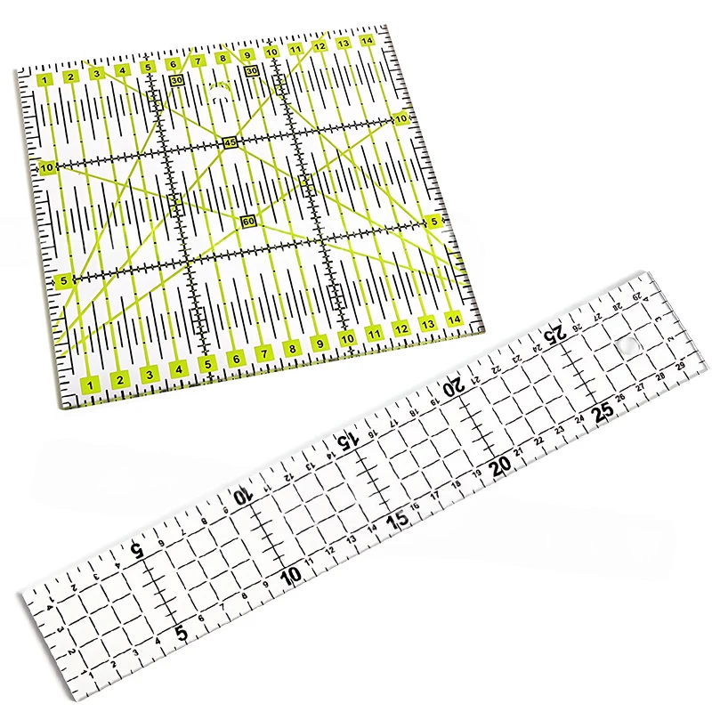 Regla acrílica de patchwork para corte y costura ZYF - imagen 3