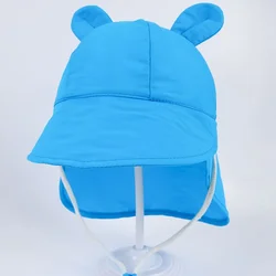 Gorro de sol con protección UV para bebé, secado rápido