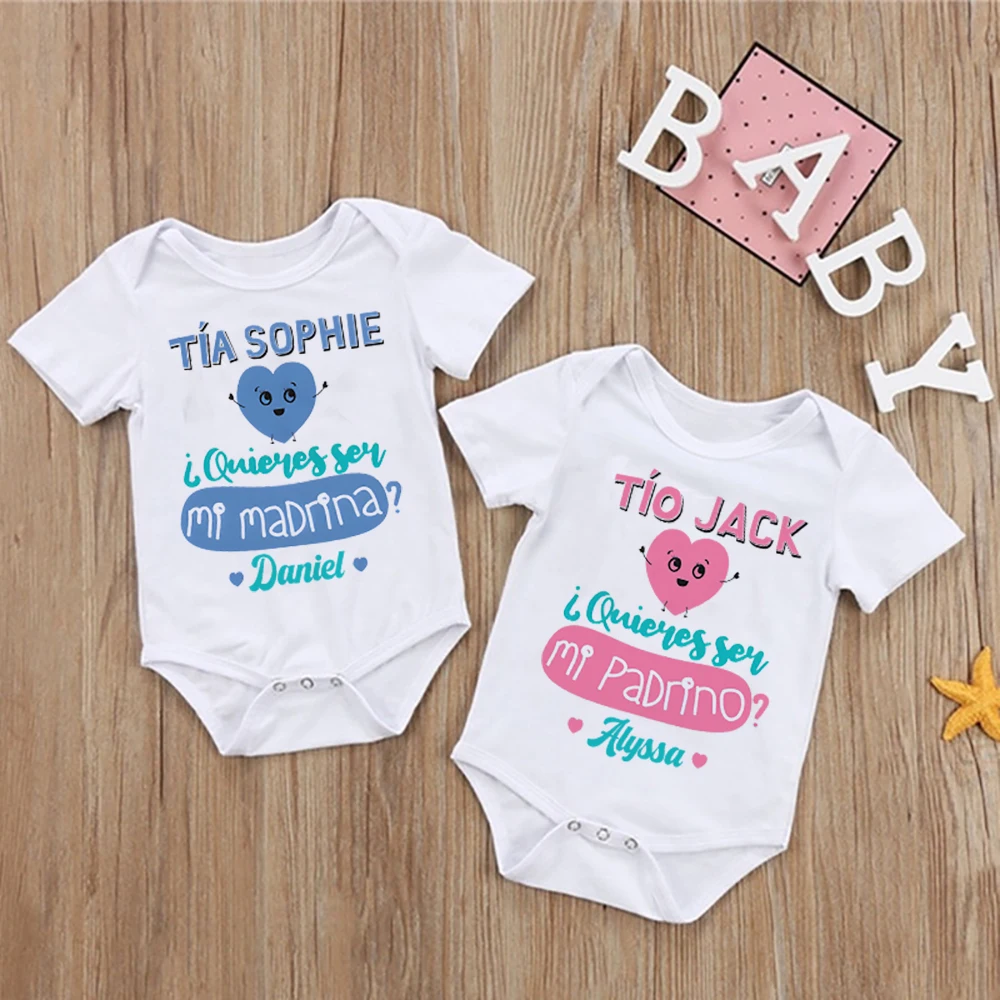 Body de bebé - Pedido especial madrina y padrino personalizado