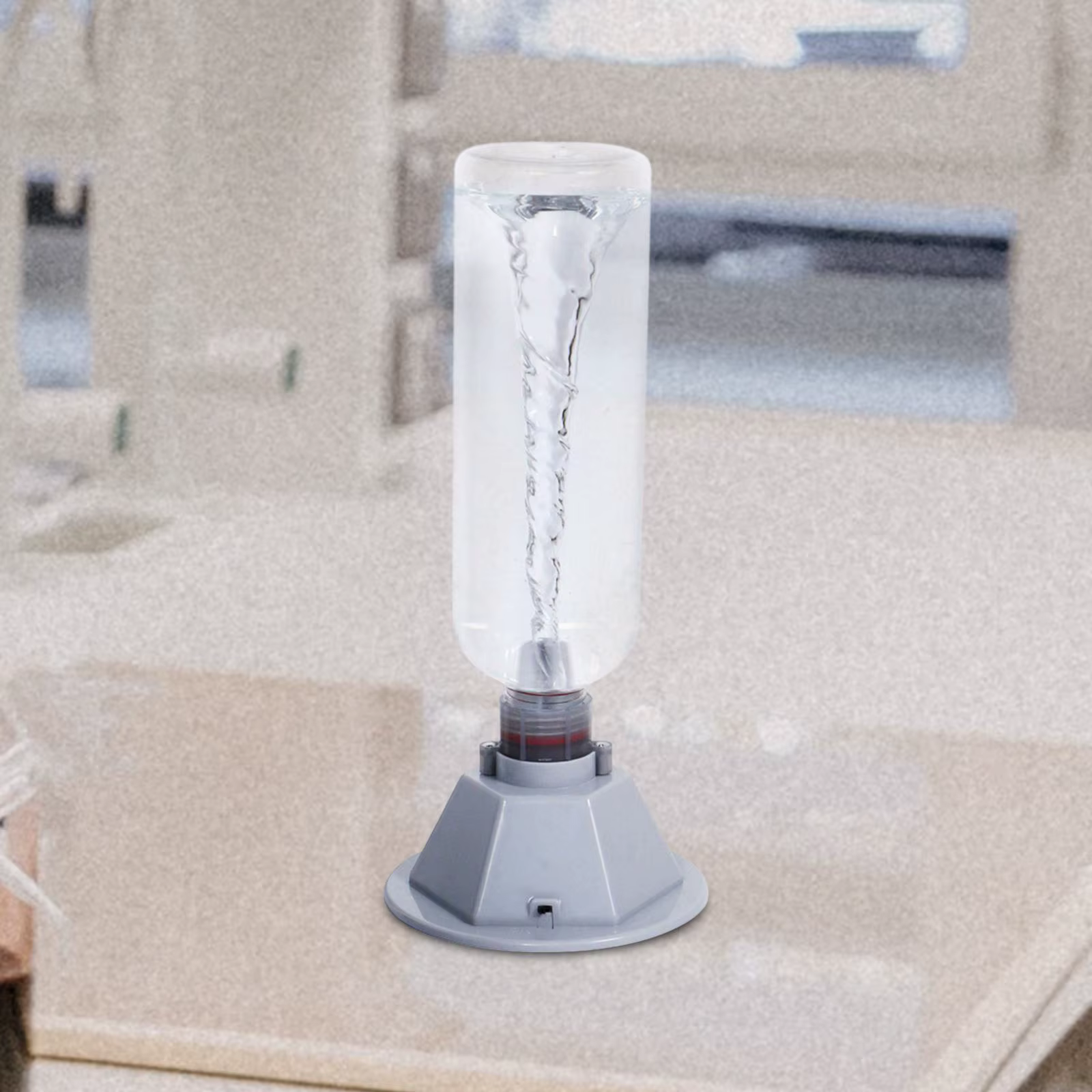 Kit de máquina de viento visto desde arriba con todos los componentes