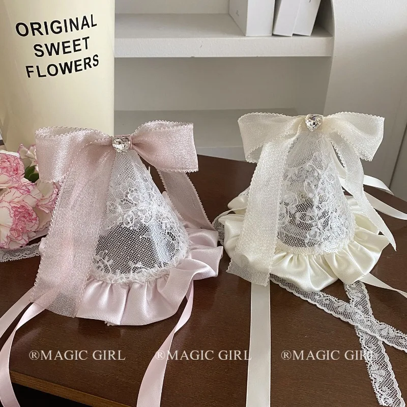 Pinza para el pelo de bebé con lazo de cinta princesa en fiestas - imagen 5