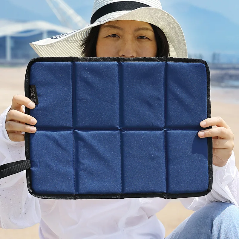 Colchoneta plegable portátil impermeable de tela Oxford para camping - imagen 3