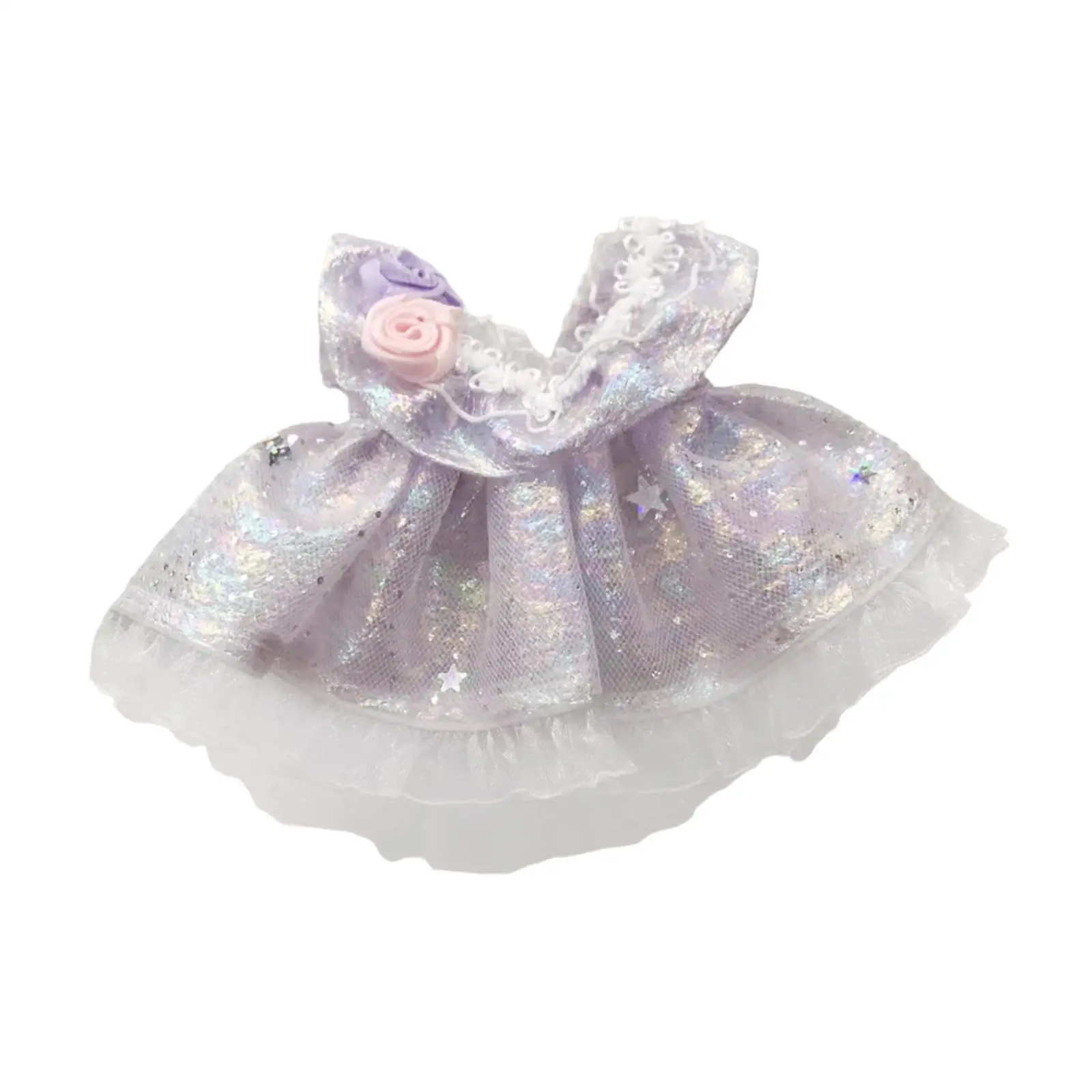 Vestido de peluche sin mangas para muñeca de manualidades infantil - imagen 5