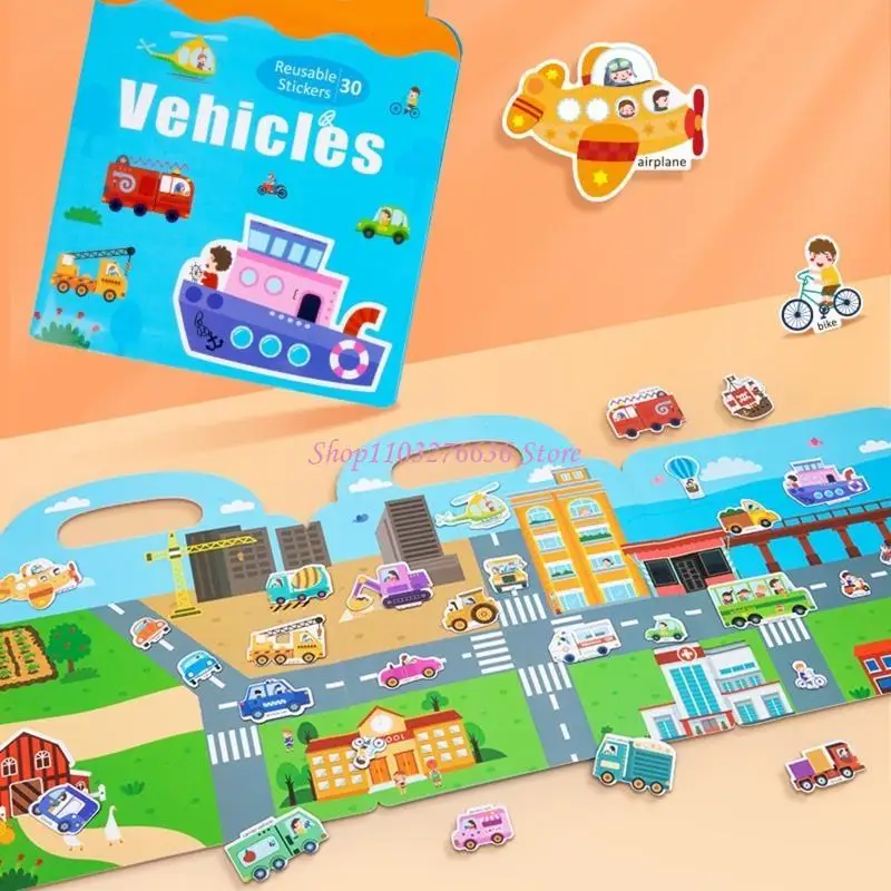 Libro tranquilo sensorial para niños con actividades educativas