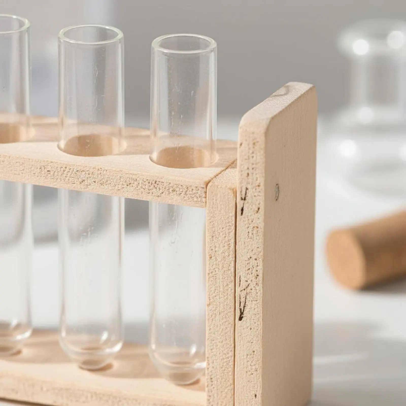 Set de laboratorio infantil con tubos de ensayo en miniatura - imagen 3