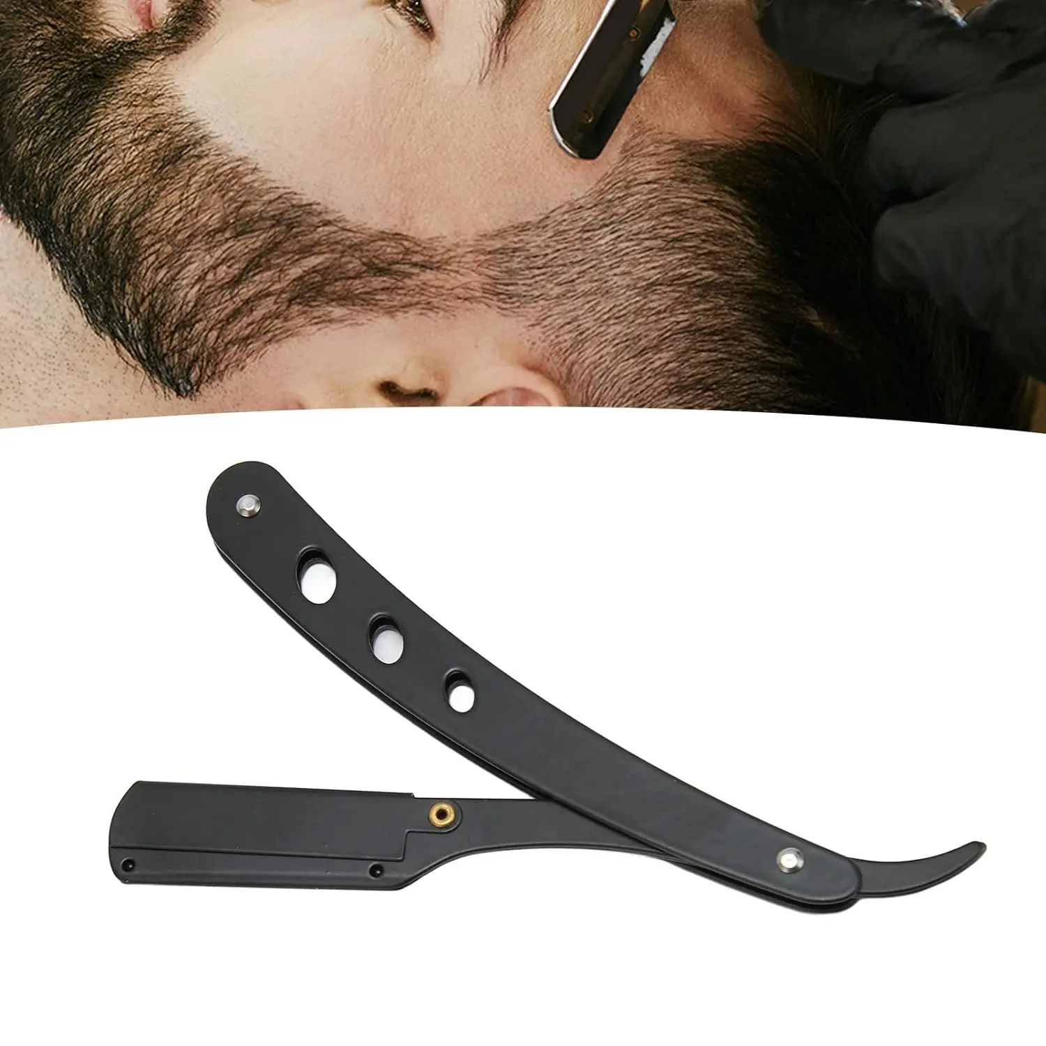 Cuchillas de afeitar reemplazables acero inoxidable para hombre