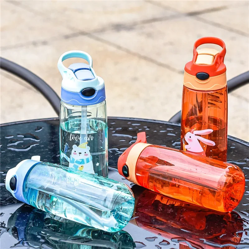 Botella infantil con pajita – Taza deportiva homologada para niño - imagen 5