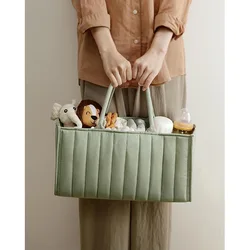 Bolsa organizadora de pañales para bebé portátil con gran capacidad