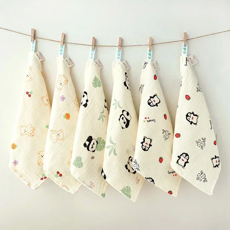 Toallas de muselina de algodon para bebe - Panos faciales suaves - imagen 3
