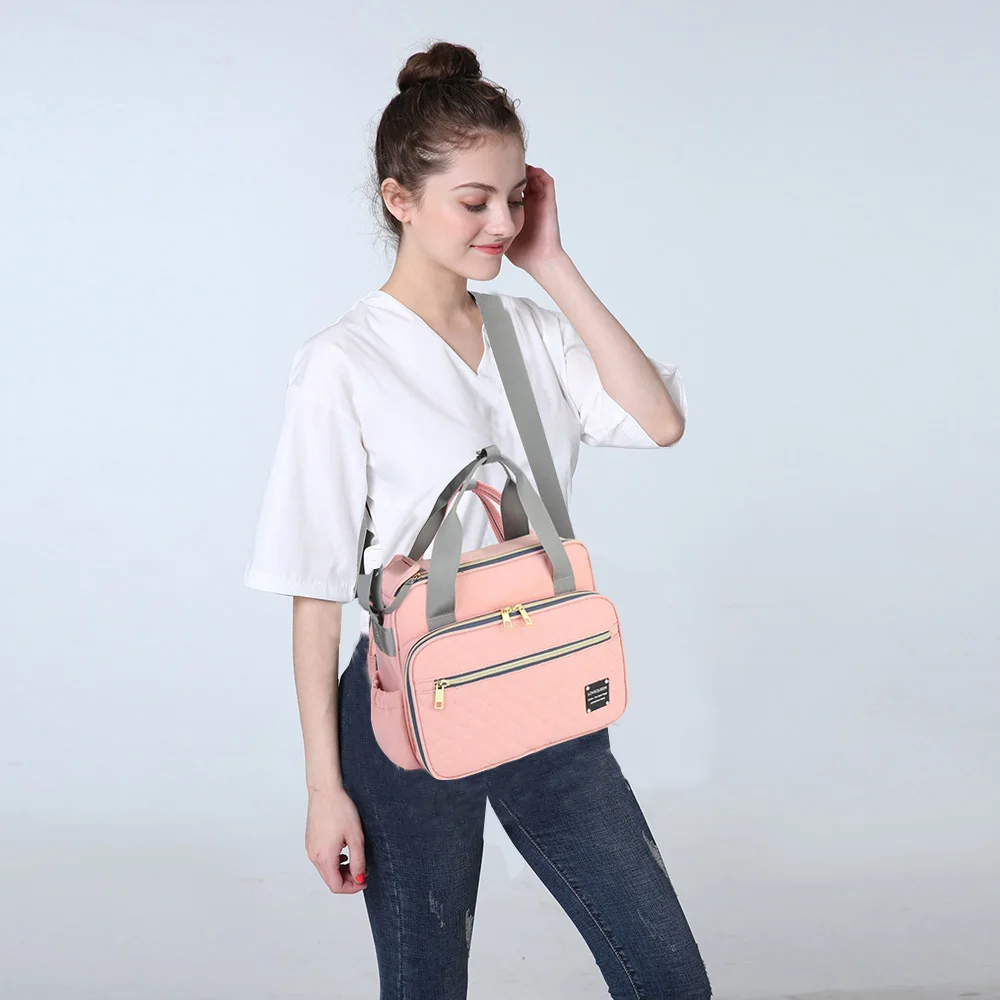 Bolsa de pañales impermeable tipo mensajero de gran capacidad - imagen 2