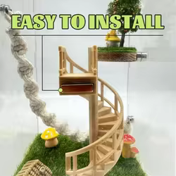 Escalera magnética para arañas saltadoras: recinto de escalada