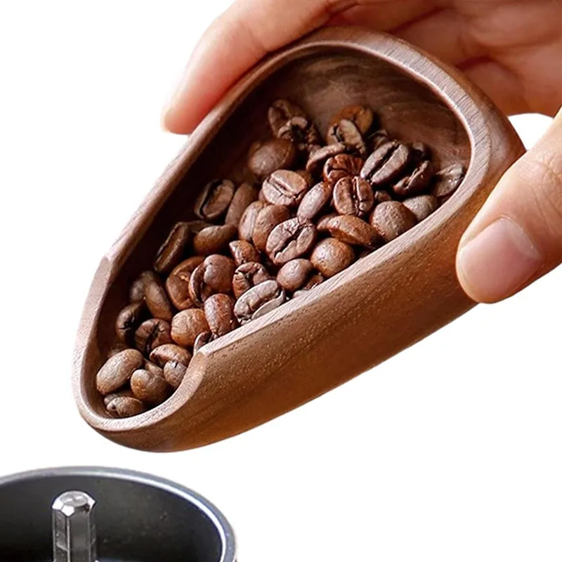 Bandeja dosificadora de café nogal pala cucharas medidoras - imagen 3