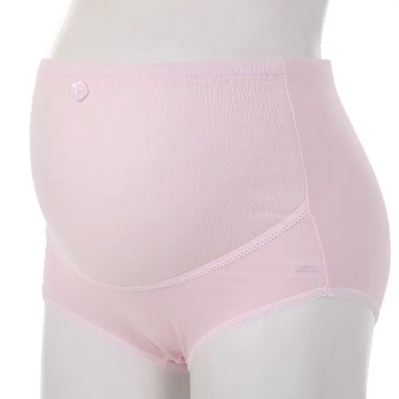 Bragas de embarazo cintura alta con soporte tejido transpirable - imagen 4