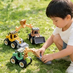 Juegos de construcción desmontables con excavadora y bulldozer