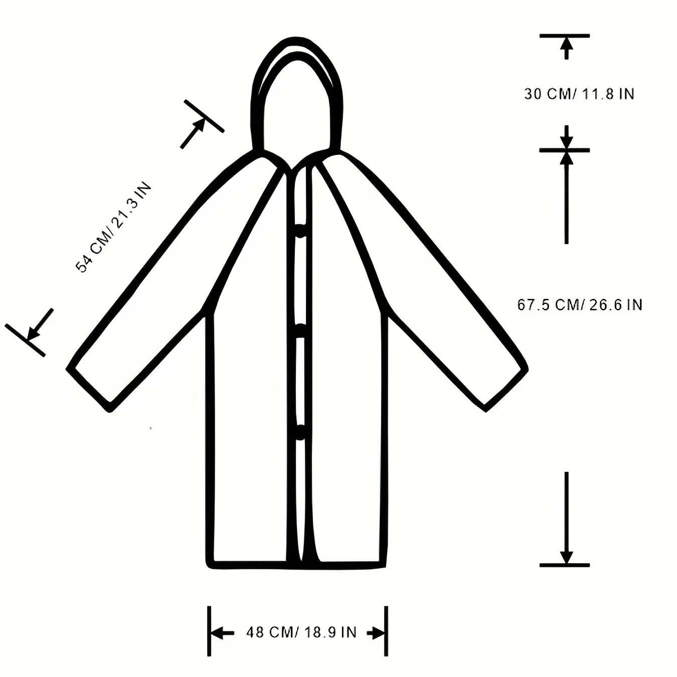 Chubasquero impermeable infantil con motivos de animales