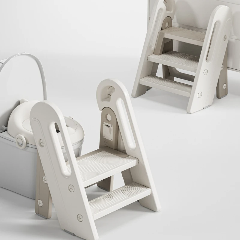 Taburete elevador de baño antideslizante plegable con barandilla - imagen 2
