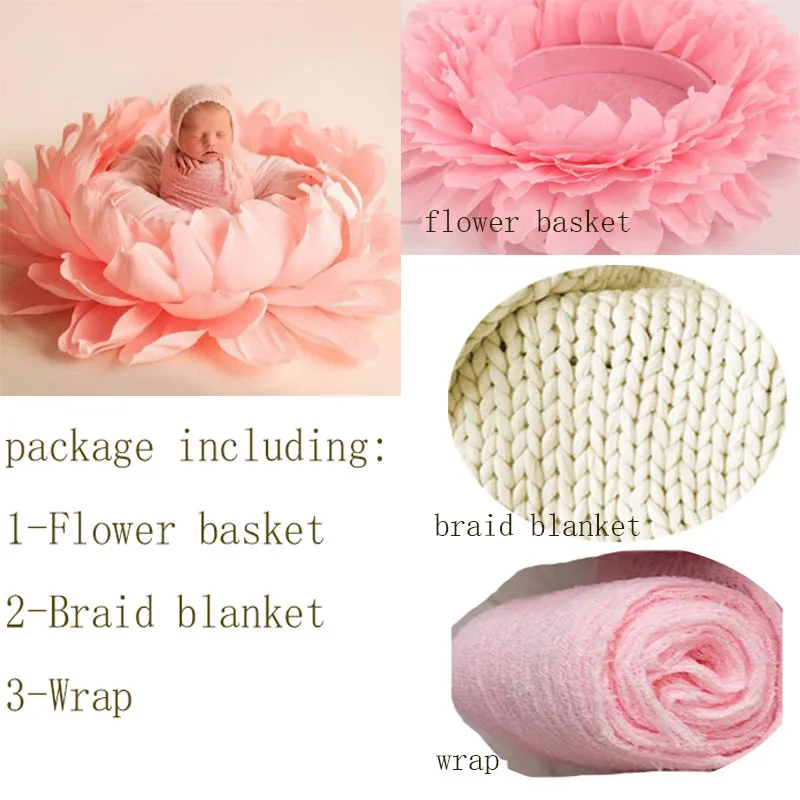 Conjunto completo de accesorios para fotografía newborn