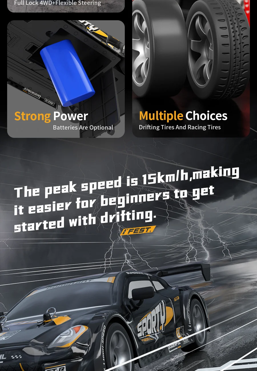 Batería y carga del coche RC