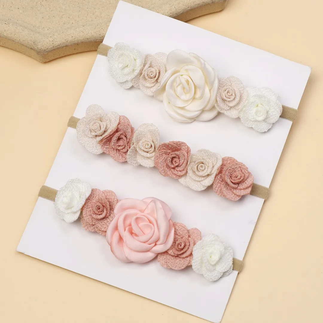 Diademas de nailon suaves en tonos pastel