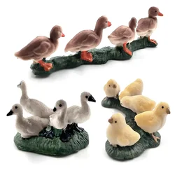 Figuras de granja en miniatura para jardín feérico