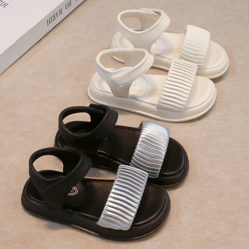 Sandalias de verano antideslizantes y cómodas para niña elegante - imagen 3