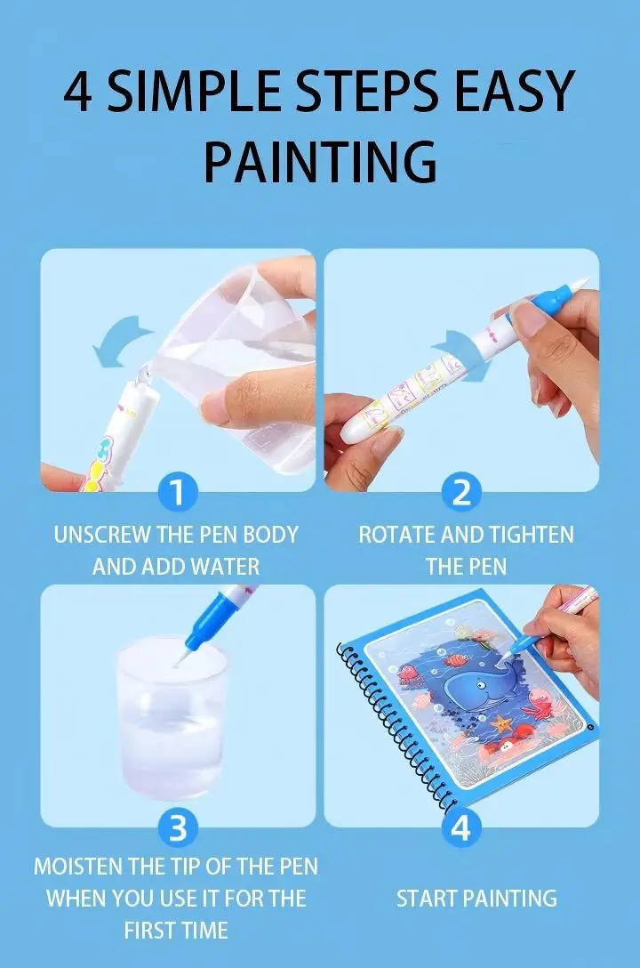 Pincel para llenar con agua del grifo