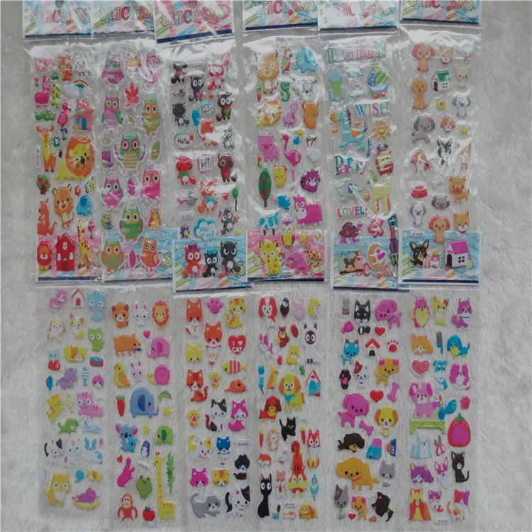 Pegatinas animales en relieve para álbumes de recortes y regalo - imagen 3
