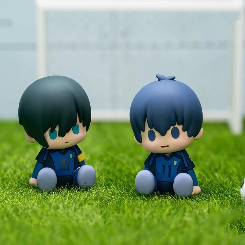 Figura chibi Blue Lock con cabeza inclinable, adorno de escritorio - imagen 4