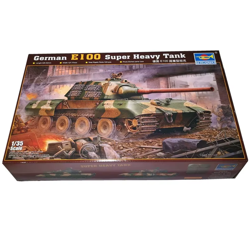 Trumpeter E-100 alemán – Maqueta de tanque para montar - imagen 4