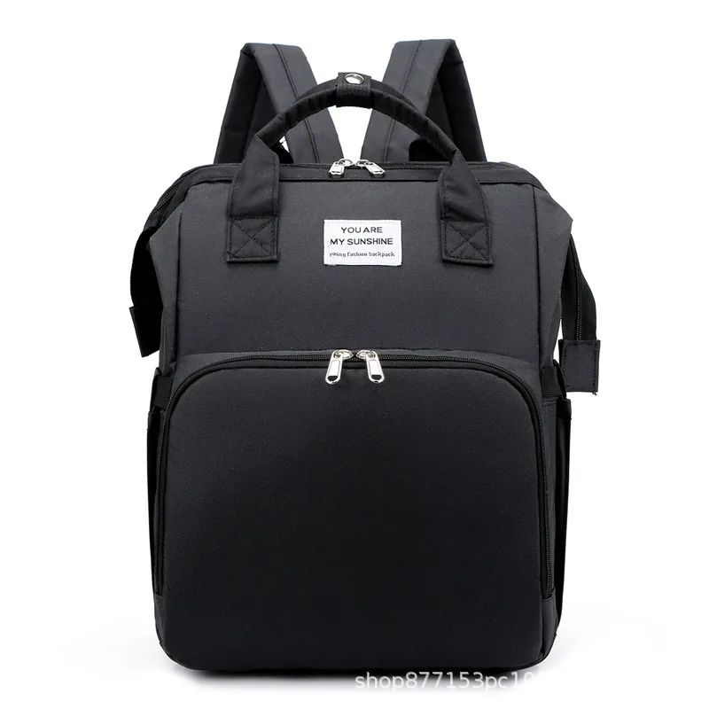 Bolsa de mamá para salir con cama plegable portátil y gran capacidad - imagen 3