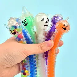 Pulseras antiestrés para niños elásticas con cuentas coloridas