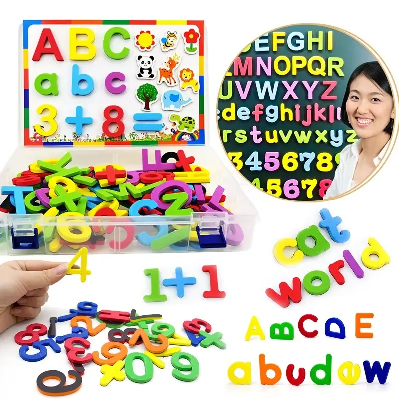 Pegatinas magnéticas de espuma EVA para letras y números - imagen 5
