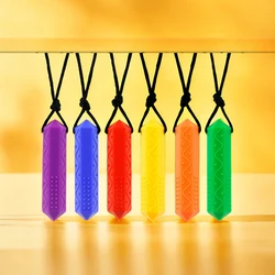 Collar masticable sensorial de silicona para niños con TDAH
