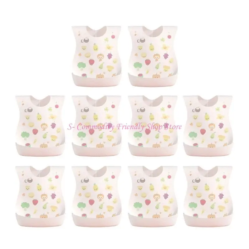 Baberos de alimentación absorbentes para bebé: toalla saliva - imagen 2