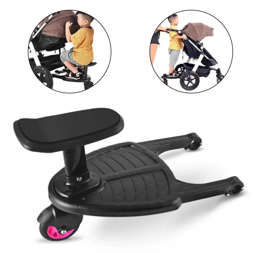 Adaptador de pedal para cochecito gemelos – Asiento segundo niño adicional - imagen 2