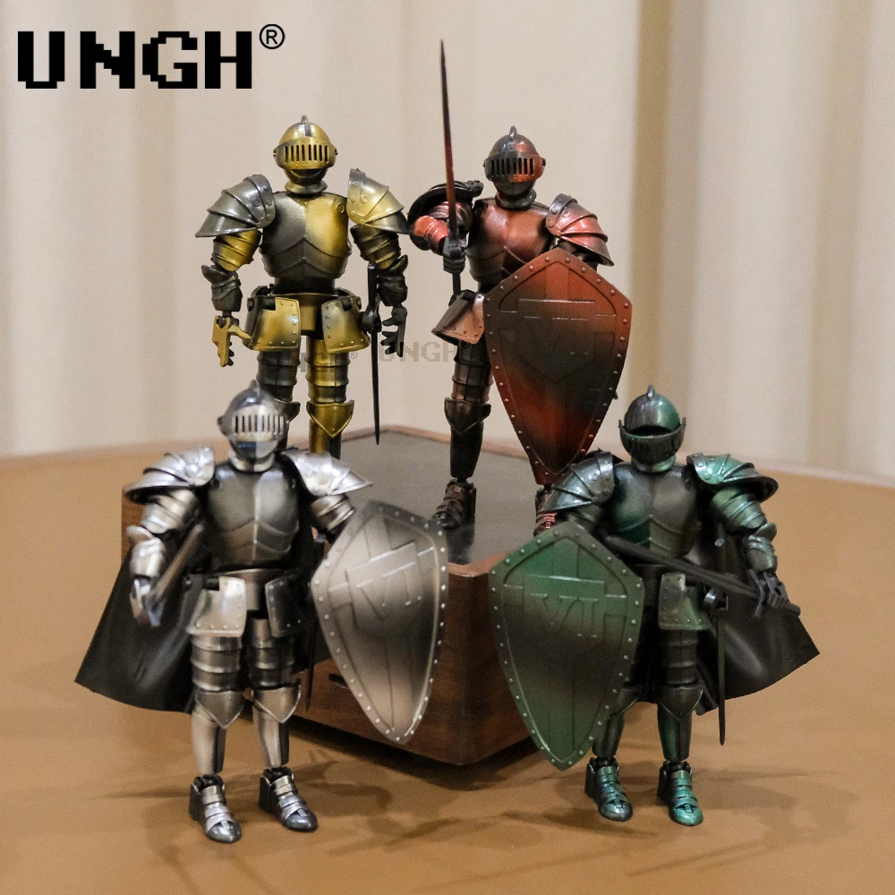 UNGH Caballero medieval articulado 3D, figura de juego infantil - imagen 3