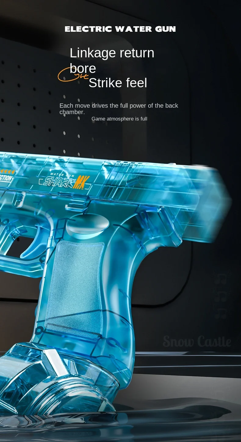 Pistola lista para una batalla de agua