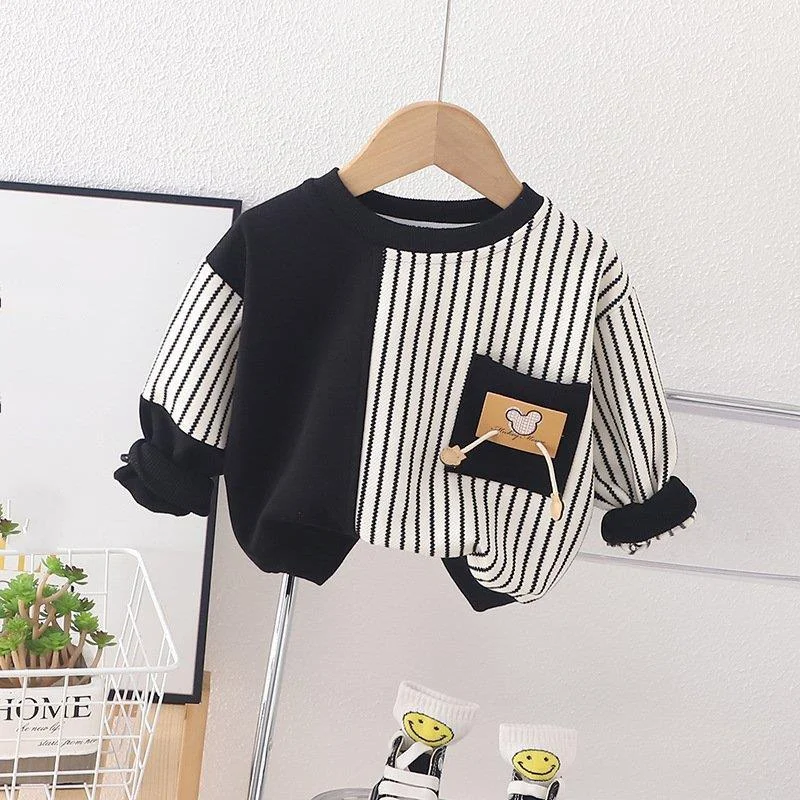 Camiseta a rayas para bebé y niña – Primavera, otoño y comodidad - imagen 3