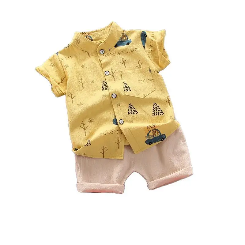 Conjunto de verano informal para bebé con pantalones cortos – moda