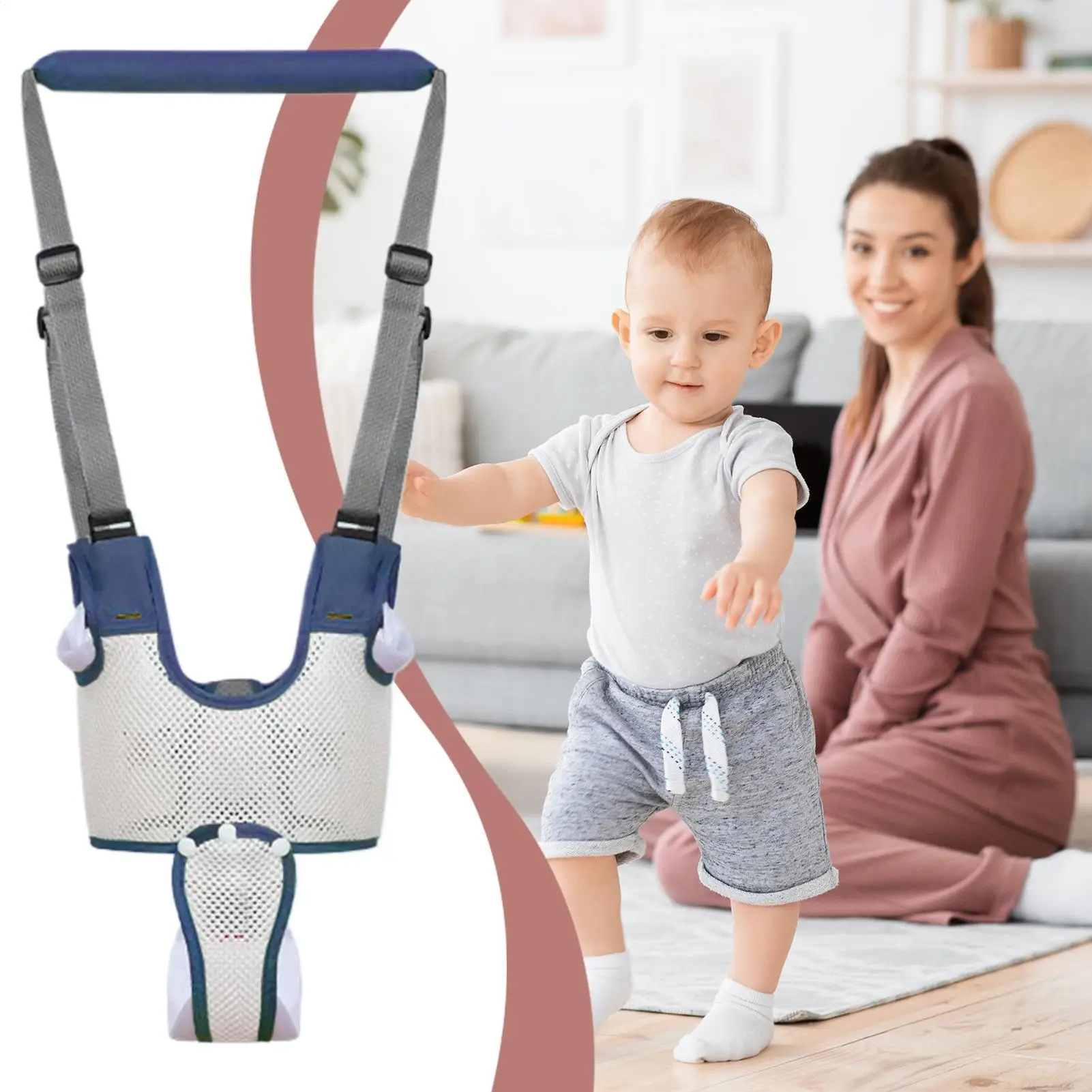 Arnés de bebé para caminar: seguridad transpirable y riendas - imagen 5