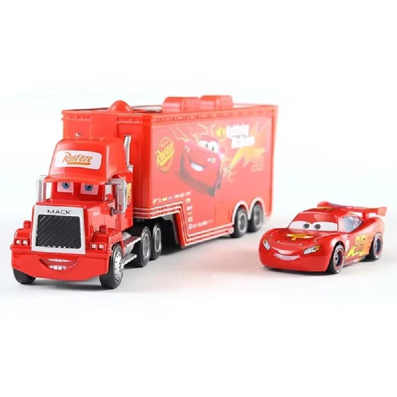 Coche de carreras Lightning McQueen metálico para niños - imagen 4