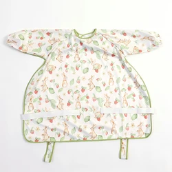 Baberos impermeables Elinfant de manga larga para comer bebé