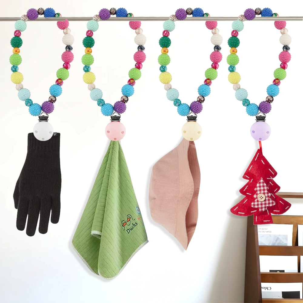 Kovict Clips de silicona 30mm para chupete - Accesorio manualidades - imagen 4