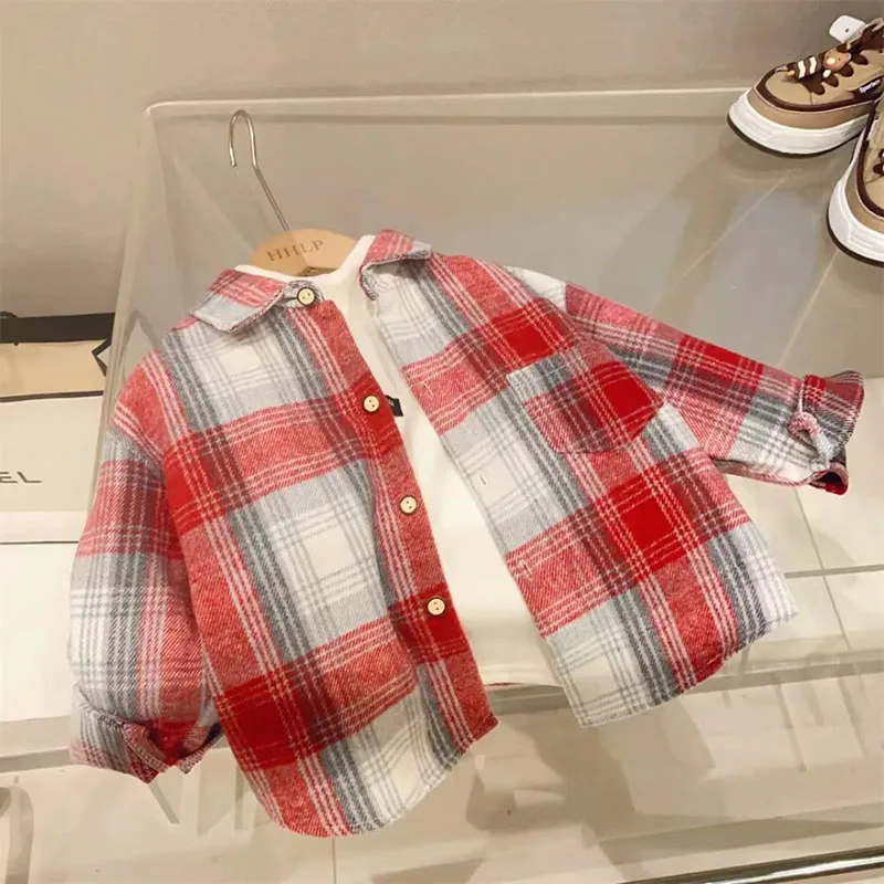 MILANCEL Camisa a cuadros vintage para niño - Colección otoño - imagen 4