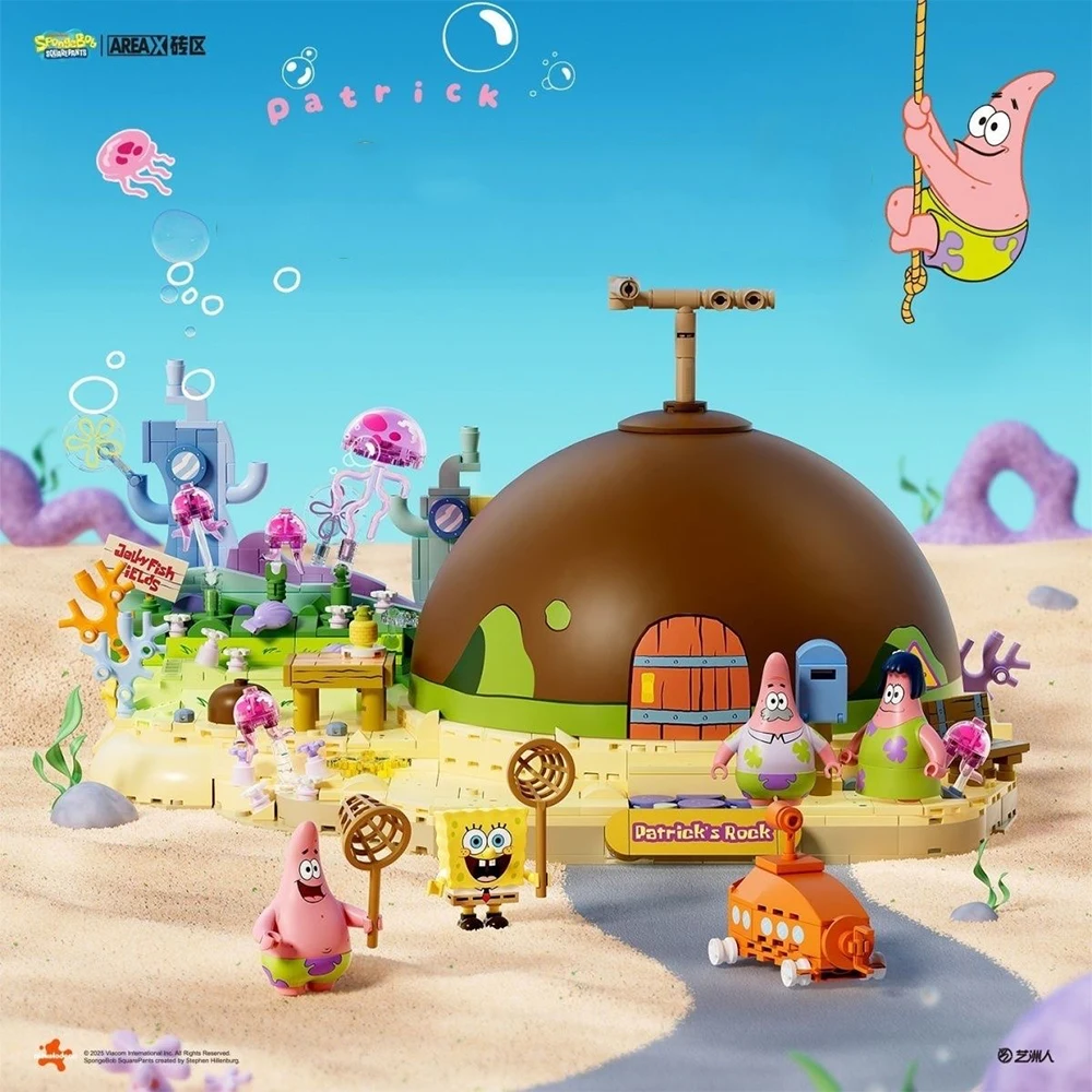 Bloques de construcción de Patricio Estrella Bob Esponja ladrillos