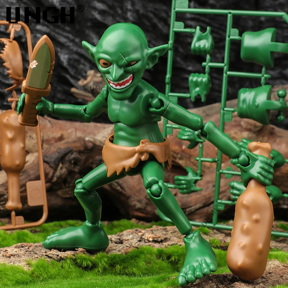Robot Goblin 3D multiarticulado ensamblable con piezas impresas - imagen 2