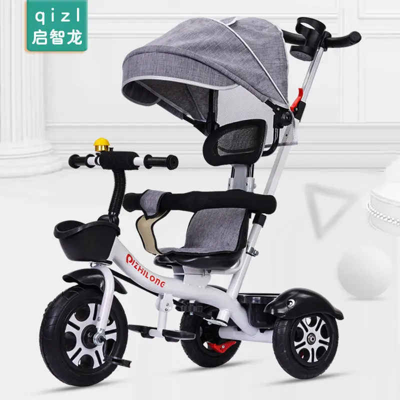 Triciclo ligero con pedales para niños pequeños - imagen 4